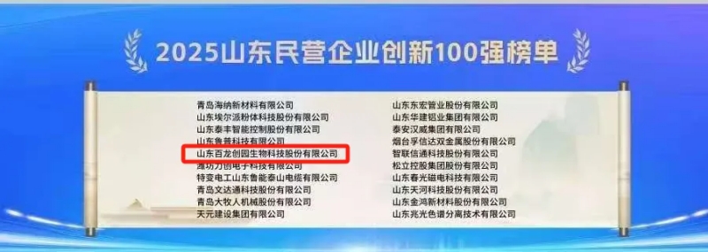 喜报丨AG厅创园入选2025山东民营企业100强